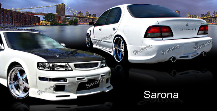 Custom 97-99 Maxima Kit # 101-25  Sedan Body Kit (1997 - 1999) - $1290.00 (Manufacturer Sarona, Part #NS-009-KT)